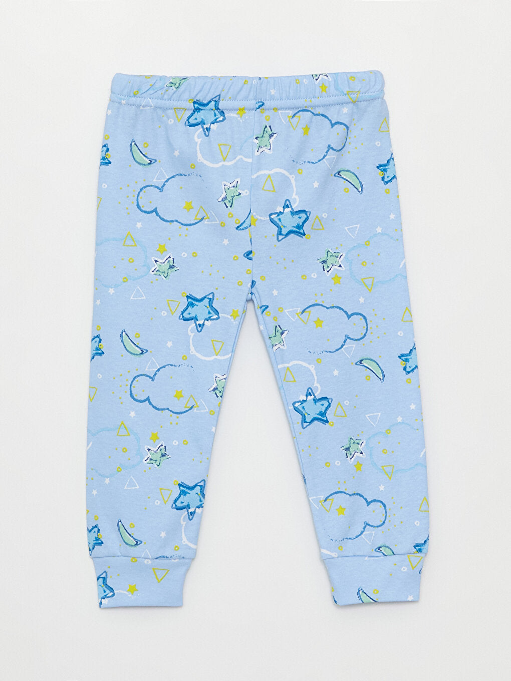 Printed Baby Boy Tracksuit Bottom with Elastic Waist, 2-pack