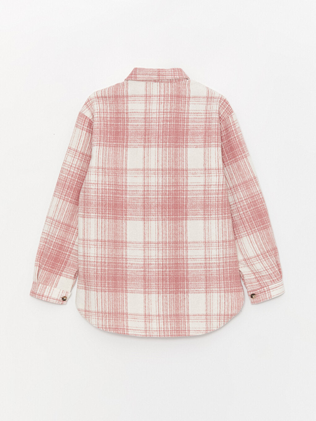 Plaid Long Sleeve Girl's Shirt Jacket