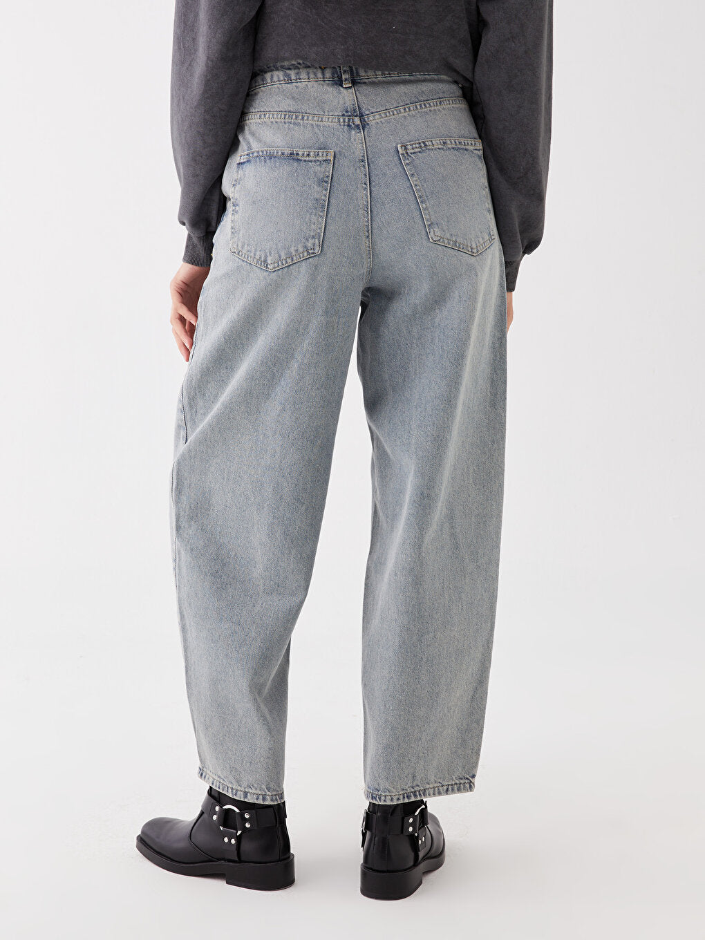 Straight Fit Women's Jean Trousers