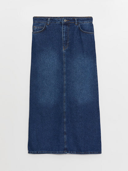 Slim Fit Women's Jean Skirt