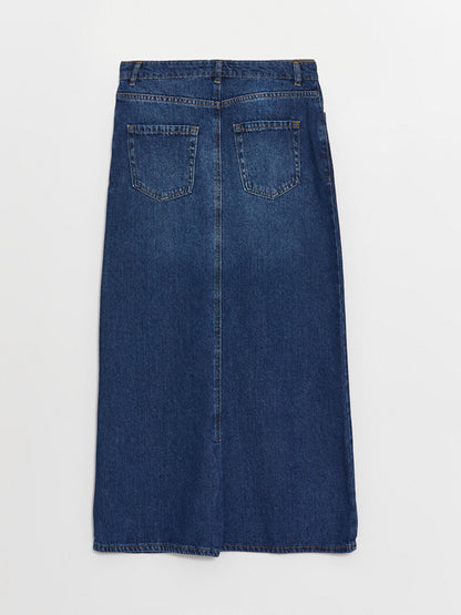 Slim Fit Women's Jean Skirt