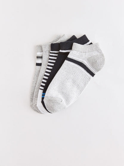 Striped Boy's Booties Socks 5-pack