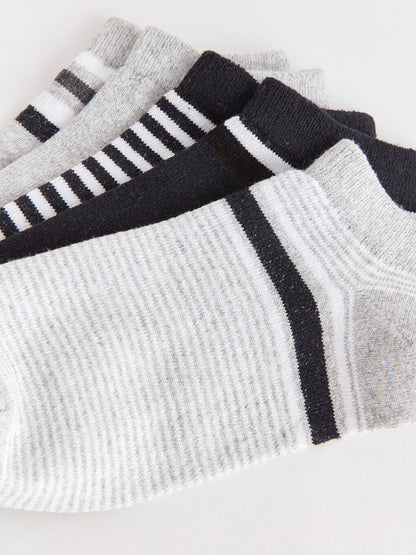 Striped Boy's Booties Socks 5-pack