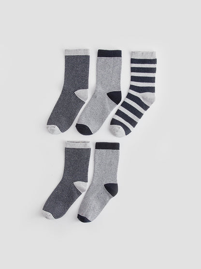 Striped Boy Socks Pack of 5