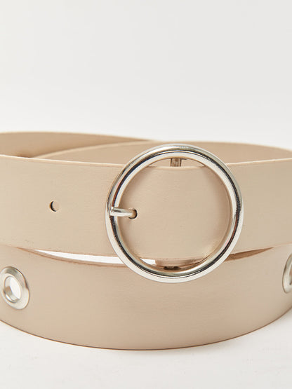 Leather Look Girl's Belt