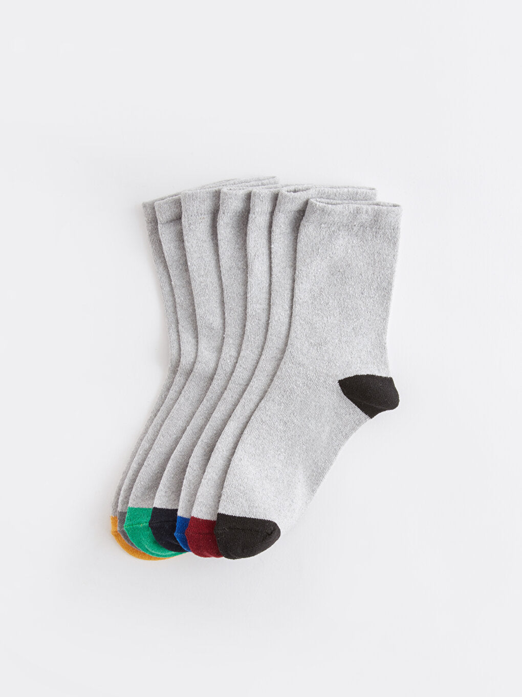 Color Blocked Boy Socks Pack of 7