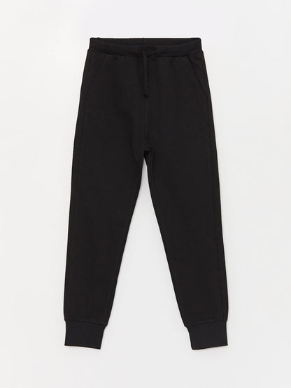 Basic Boy's Jogger Sweatpants with Elastic Waist