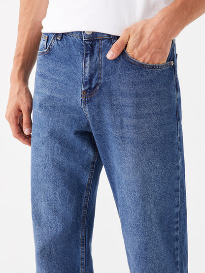 Wide Leg Men's Jean Trousers