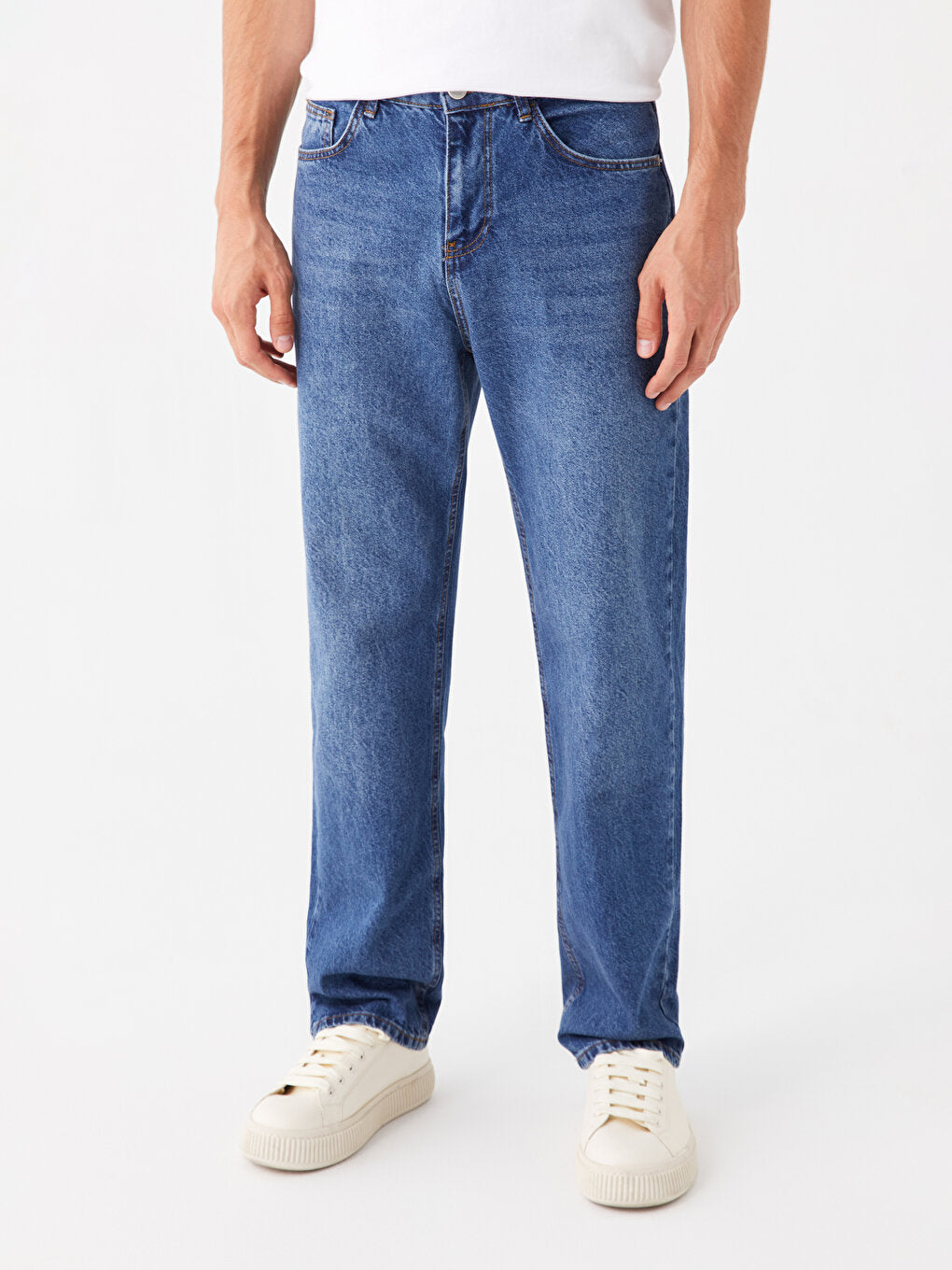 Wide Leg Men's Jean Trousers