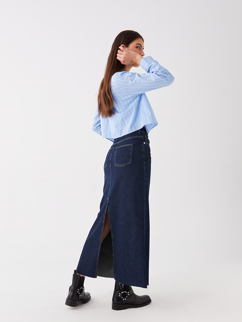 Standard Fit Women's Jean Skirt