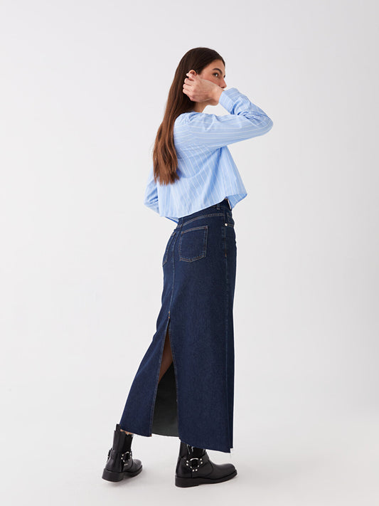 Standard Fit Women's Jean Skirt