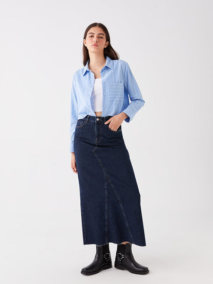 Standard Fit Women's Jean Skirt