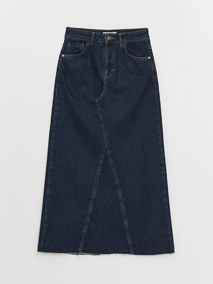 Standard Fit Women's Jean Skirt