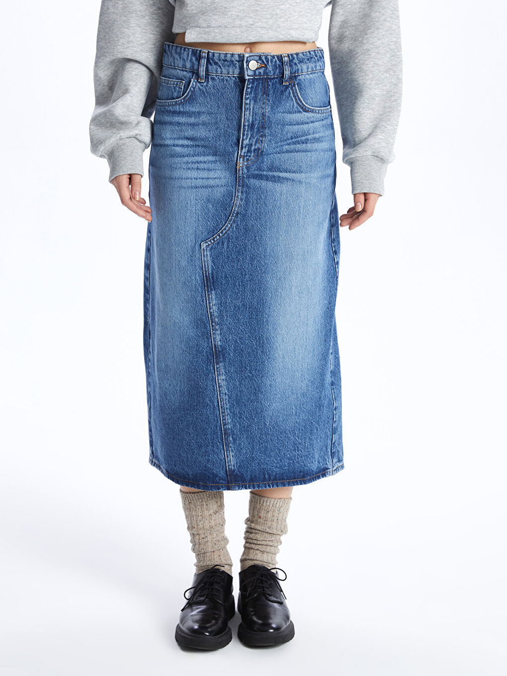 Standard Fit Women's Jean Skirt