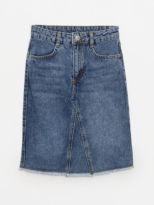 Girl's Jean Skirt