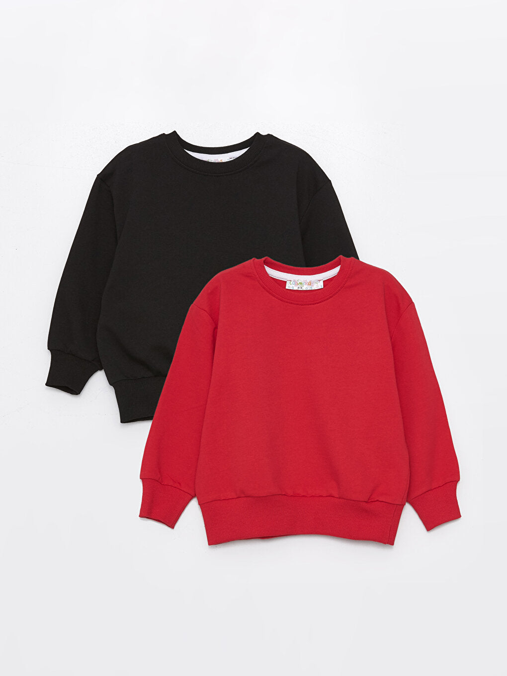 Crew Neck Long Sleeve Baby Boy Sweatshirt 2-pack