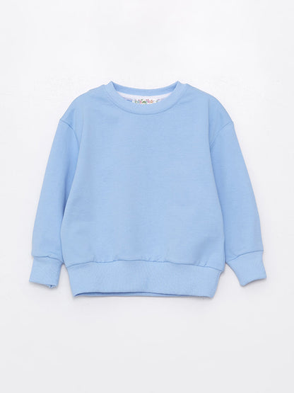 Crew Neck Long Sleeve Baby Boy Sweatshirt 2-pack