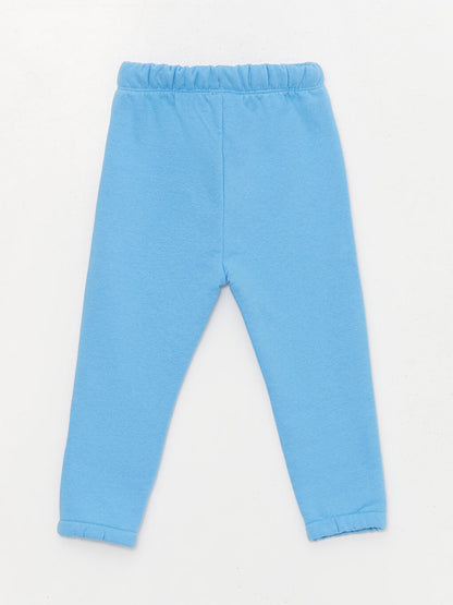 Basic Baby Boy Jogger Tracksuit Bottom with Elastic Waist, 2-pack