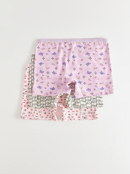 Printed Girl's Boxer 3-Piece