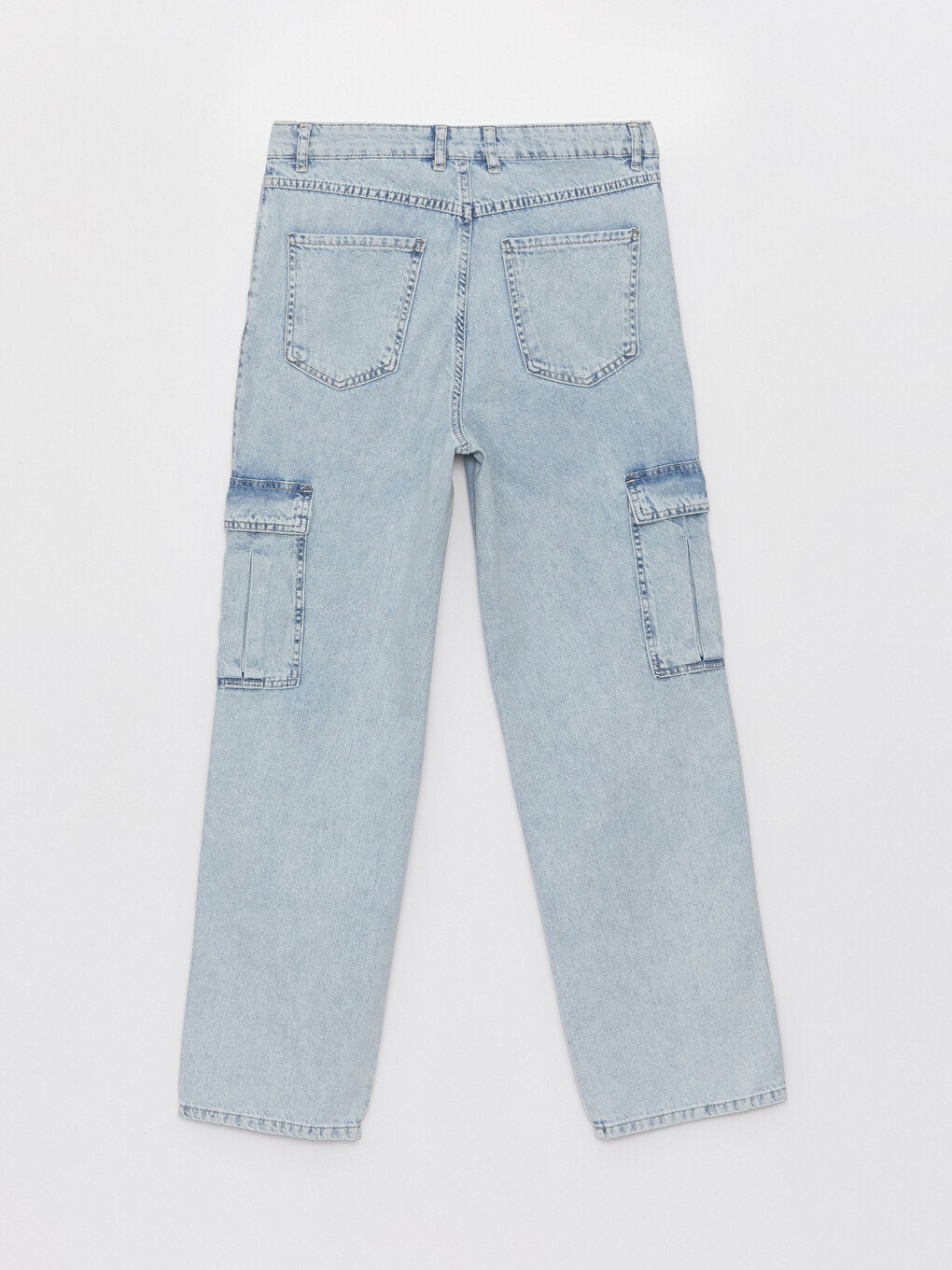 Straight Women's Cargo Jean Pants