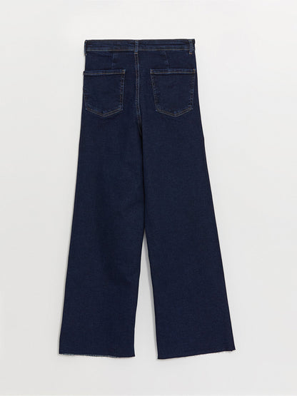 Wideleg Women's Jean Trousers