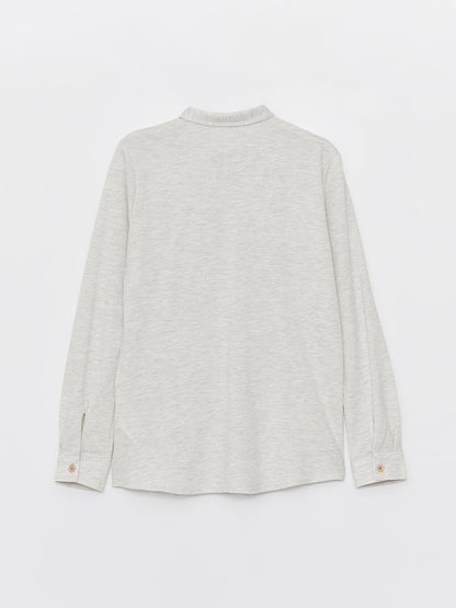 Basic Long Sleeve Boy's Shirt