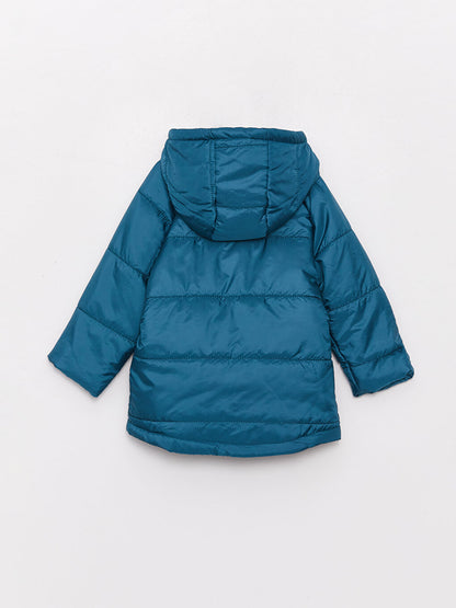 Hooded Baby Boy Puffer Coat