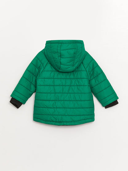 Hooded Baby Boy Puffer Coat