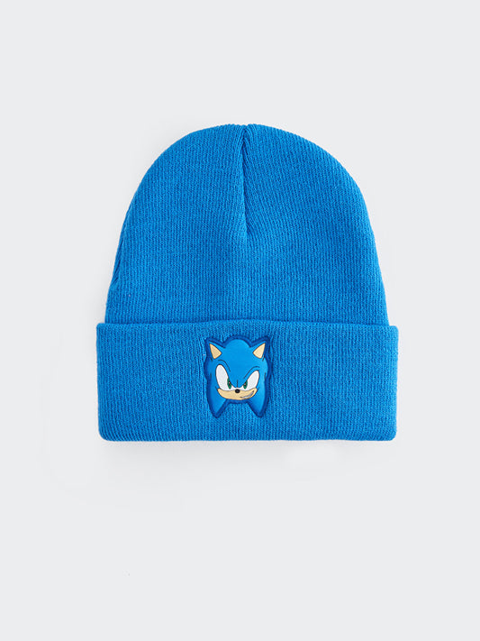 Sonic Printed Boy's Beanie