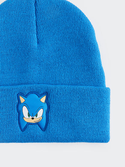 Sonic Printed Boy's Beanie