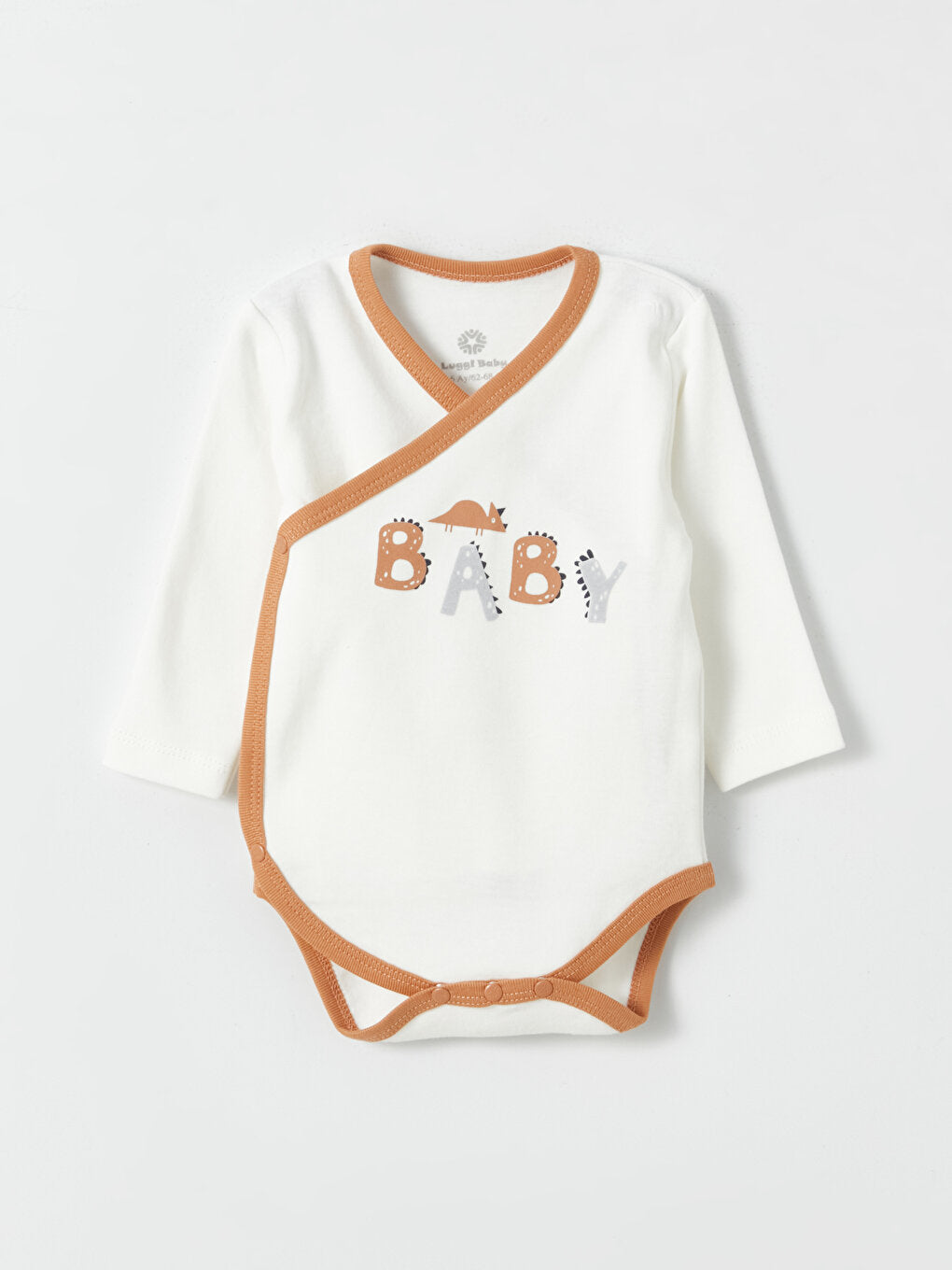 V-Neck Long Sleeve Printed Baby Boy Suit