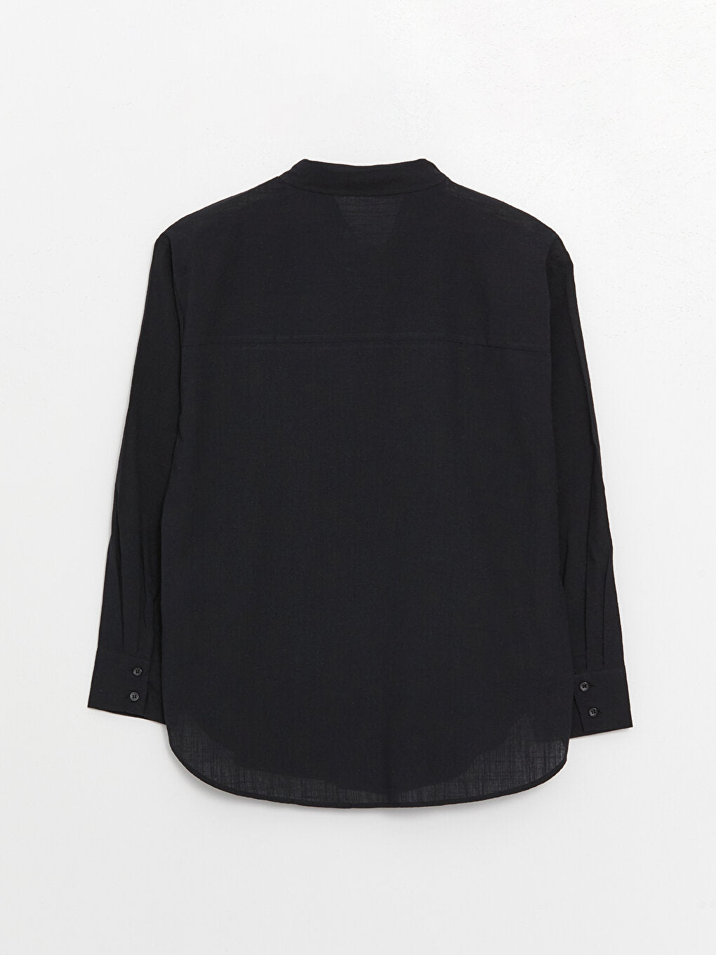 Plain Long Sleeve Oversize Women's Shirt