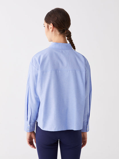 Plain Long Sleeve Women's Shirt