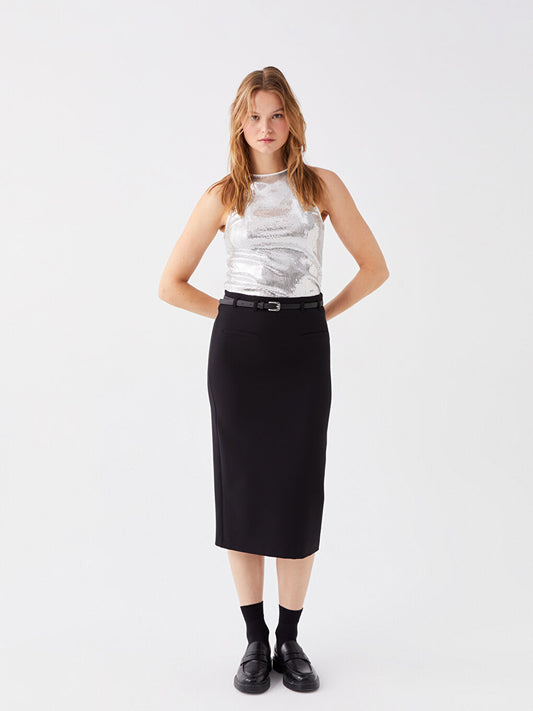 Women's Standard Fit Straight Skirt