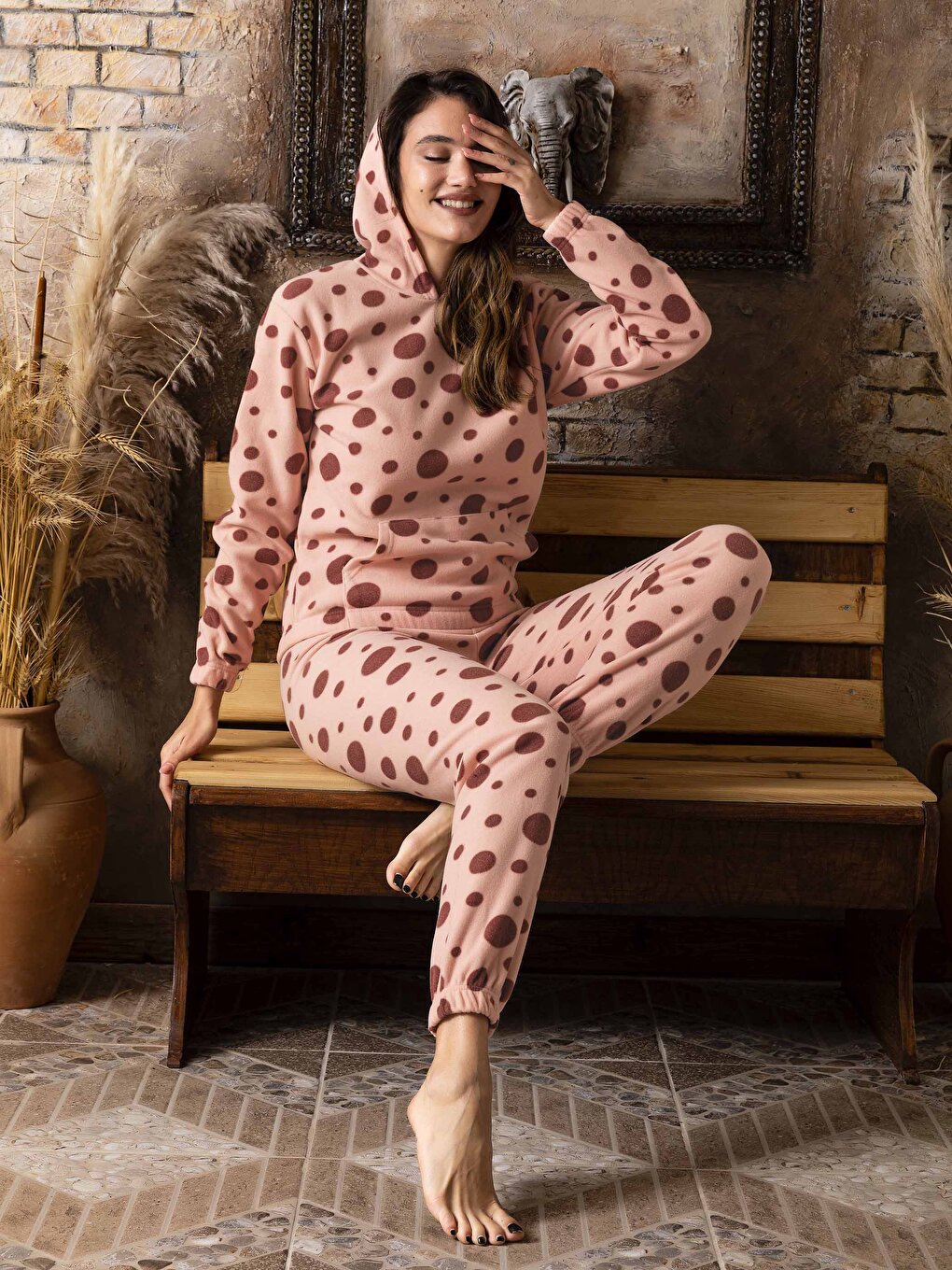 Hooded Women's Pajama Set