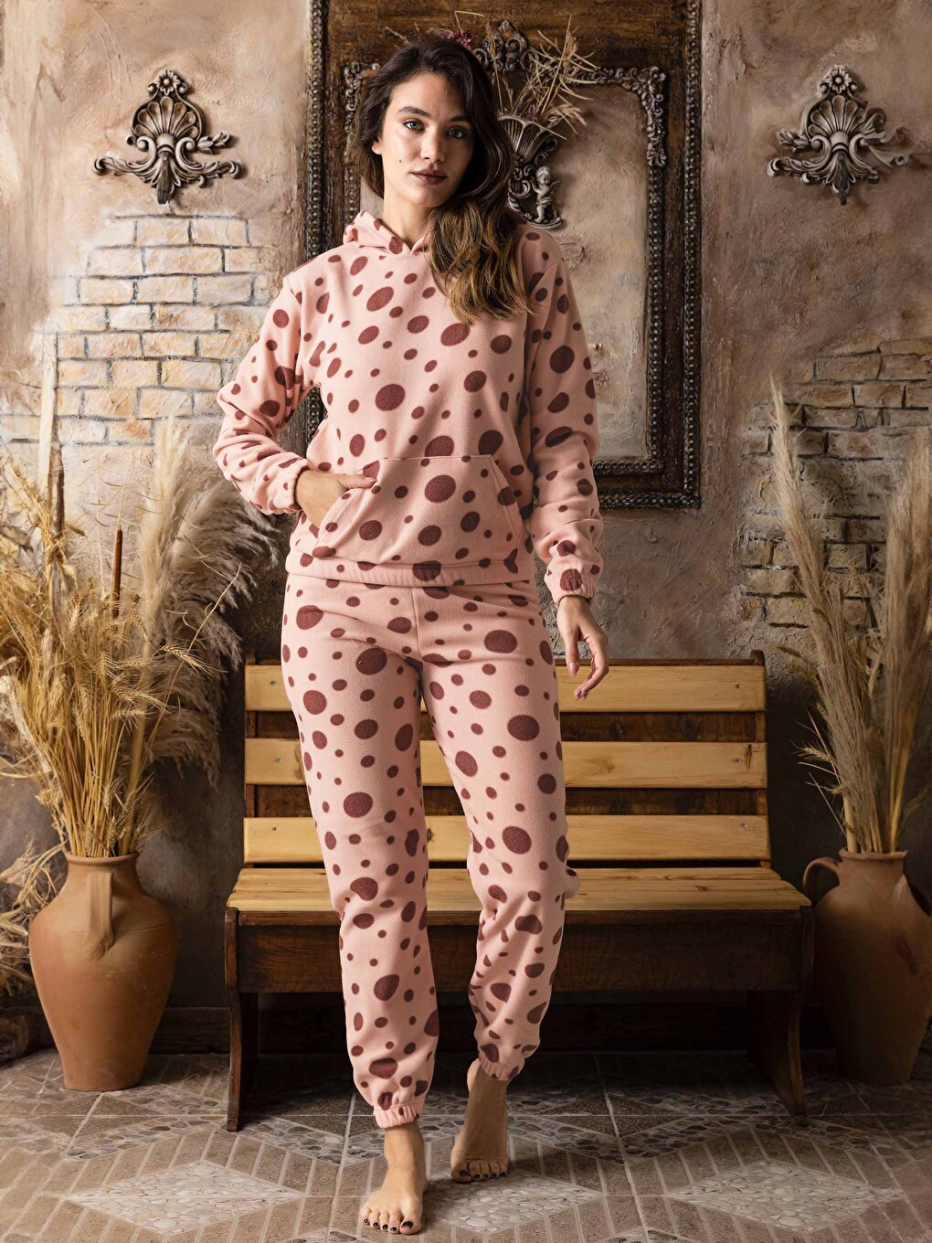 Hooded Women's Pajama Set