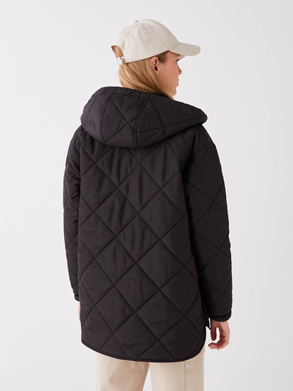 Hooded Quilted Women's Puffer Coat