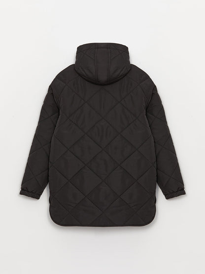 Hooded Quilted Women's Puffer Coat