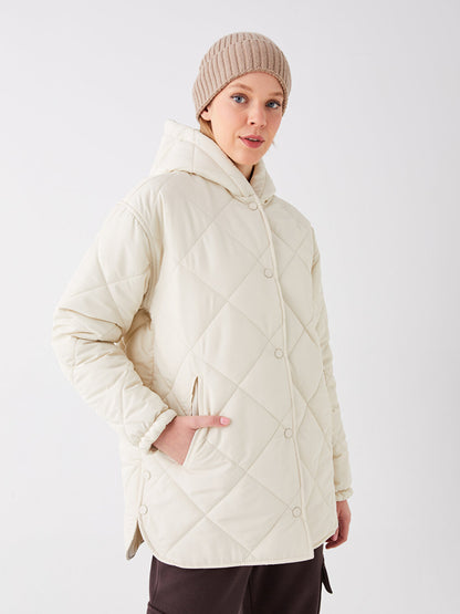 Hooded Quilted Women's Puffer Coat