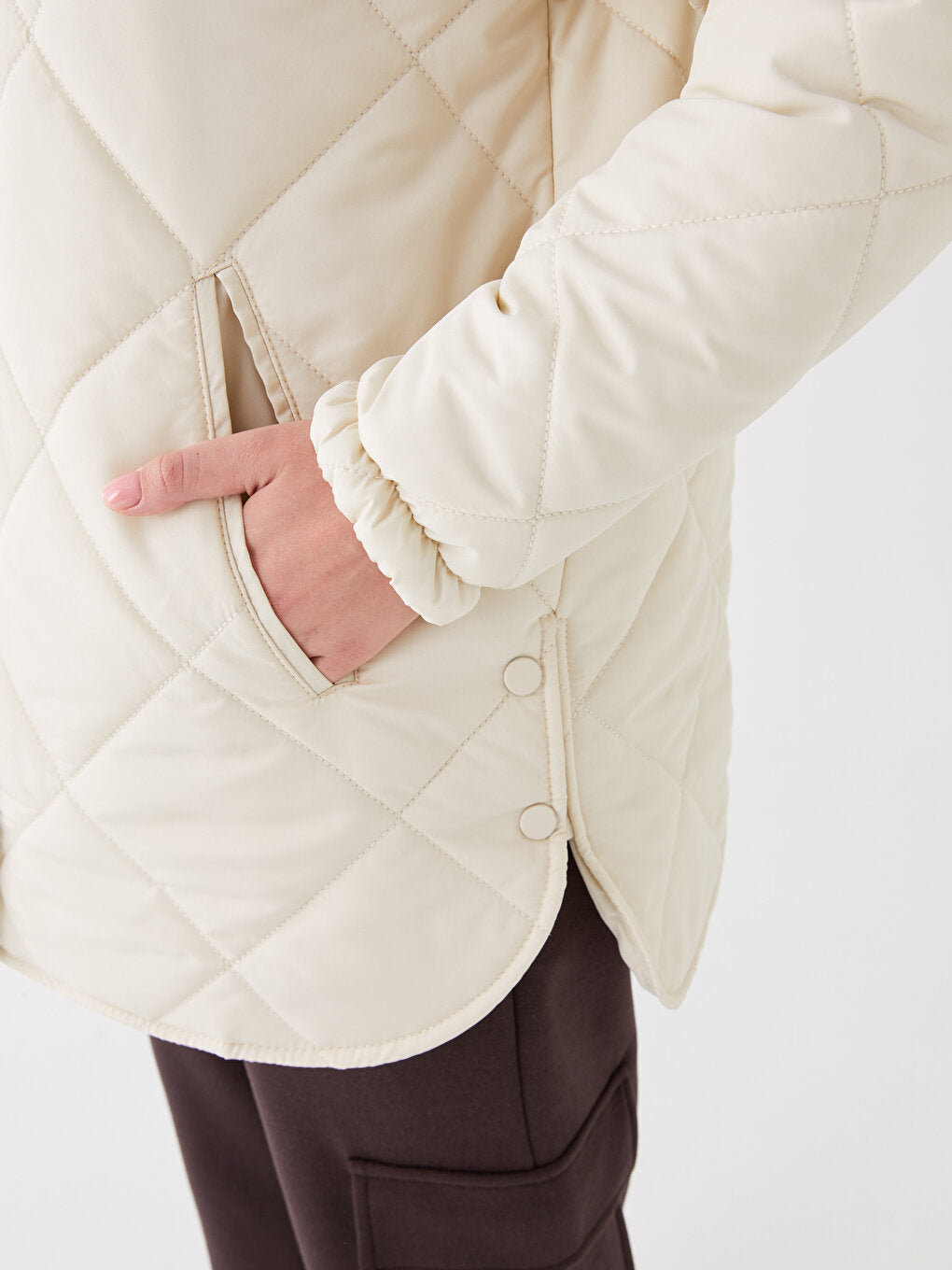 Hooded Quilted Women's Puffer Coat