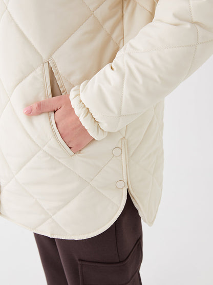 Hooded Quilted Women's Puffer Coat