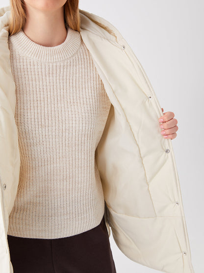 Hooded Quilted Women's Puffer Coat