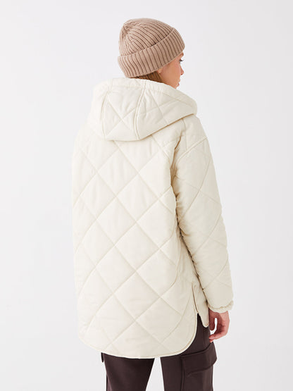 Hooded Quilted Women's Puffer Coat