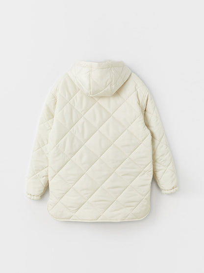 Hooded Quilted Women's Puffer Coat