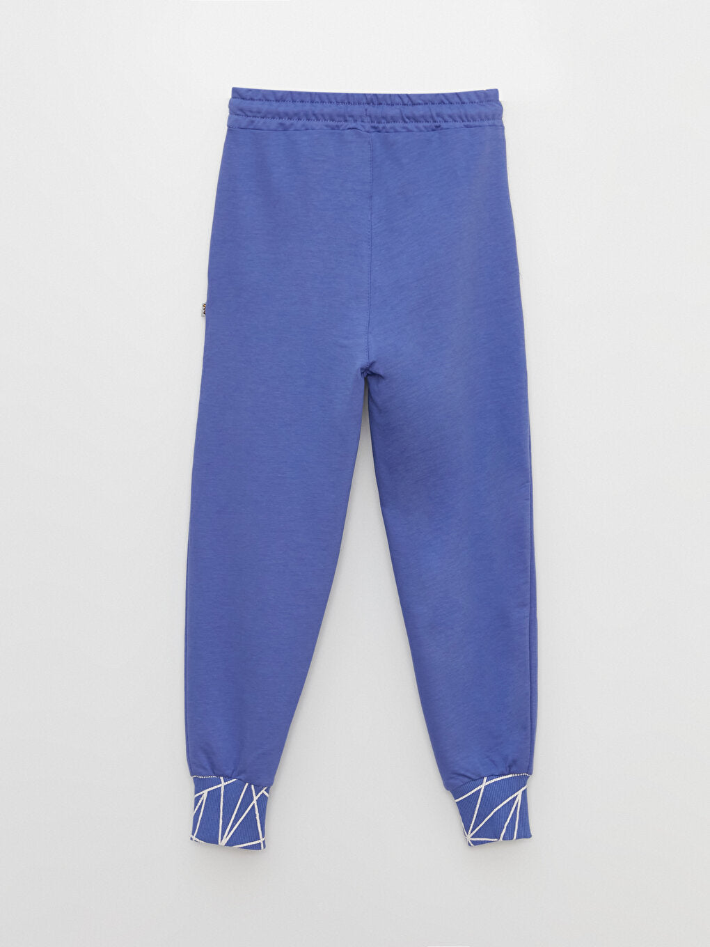 Printed Girl's Sweatpants with Elastic Waistband