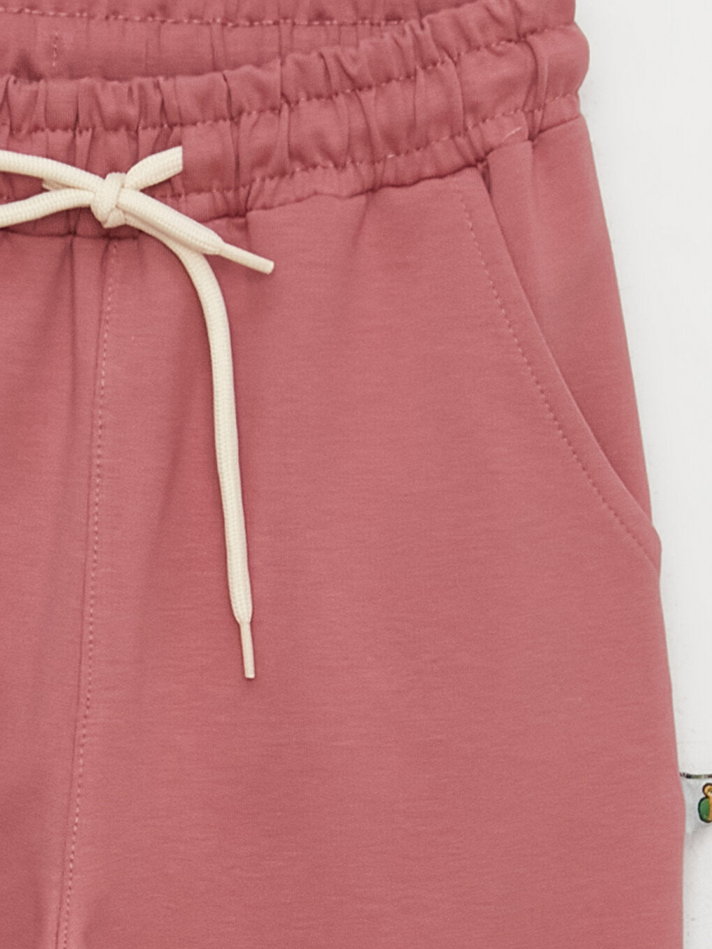 Printed Girl's Sweatpants with Elastic Waistband