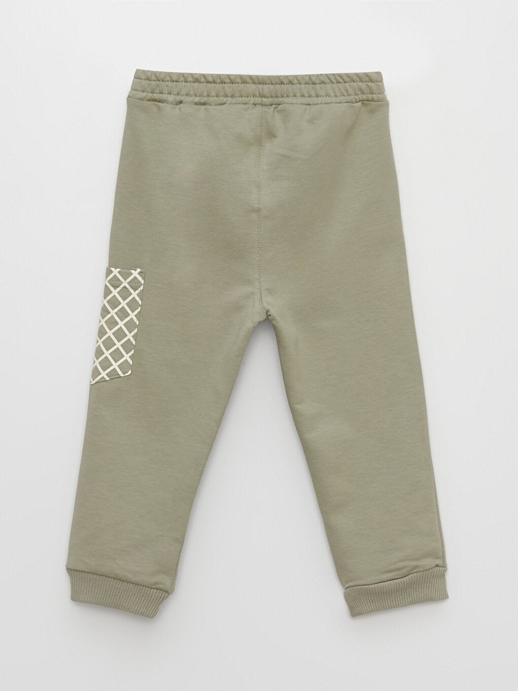 Printed Baby Boy Tracksuit Bottom with Elastic Waist