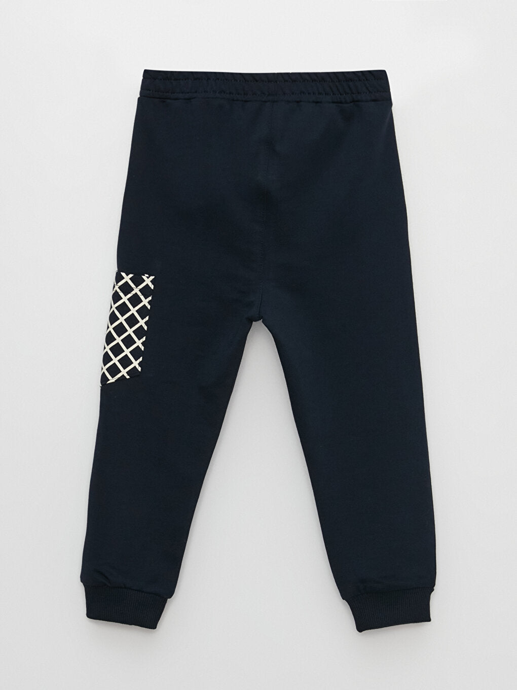 Printed Baby Boy Tracksuit Bottom with Elastic Waist