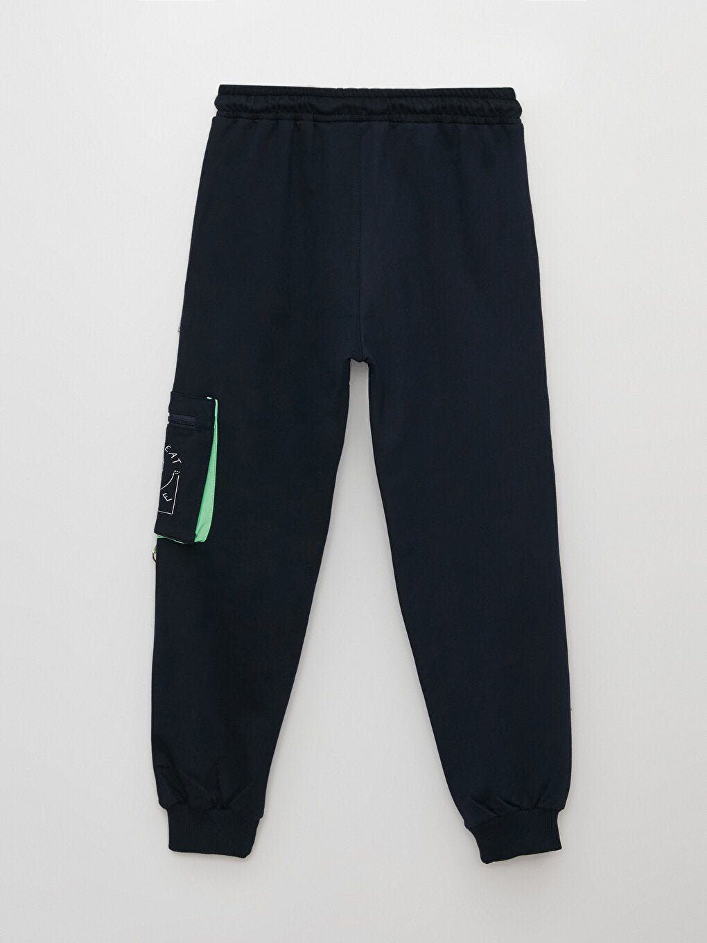 Printed Boys' Sweatpants with Elastic Waistband