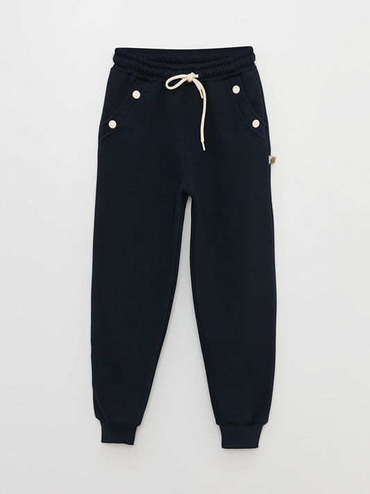 Girls' Elastic Waist Sweatpants